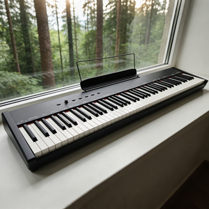 Beisite S-197 Clavier numérique d'orgue électronique de piano standard à 88 touches avec haut-parleur intégré pour débutants - Product Image 1