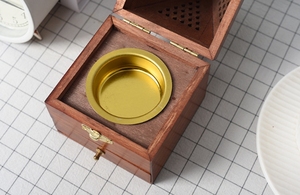 Handmade Bằng Gỗ Cổ Điển Mughal Lấy Cảm hứng từ Kim Tự Tháp Hương Cone Dhoop Burner Chủ Với Top Cone Hình Dạng Hương Burner Hộp - Product Image 3