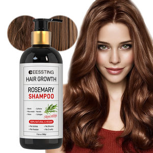 Champú Natural de Marca Propia con Biotina Orgánica, Anticaspa, para el Crecimiento del Cabello, Relajante, con Romero y Menta, Sin Sulfatos - Product Image 1