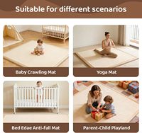 Großhandel & OEM Extra Dicker Korallenvelours Rutschfester Teppich Weiche Baby-Spielmatte Kinder-Krabbelmatte Wohnzimmer-Bodenteppich