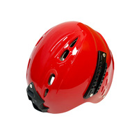 Casque de sauvetage aquatique en plastique, casque de sécurité professionnel à double rail pour sports nautiques, protection intégrale de la tête pour activités de plein air