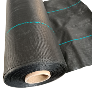Tapis de contrôle des adventices en <span class=keywords><strong>géotextile</strong></span> tissé PP durable, à haute perméabilité à l'eau, <span class=keywords><strong>pour</strong></span> applications agricoles, certifié CE - Product Image 1
