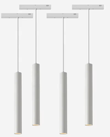 Nuevo Sistema de Iluminación de Riel Magnético de Aluminio, Luz LED Empotrada en el Techo, Regulable, Foco Comercial