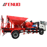 Machine de réparation de nids-de-poule sur route en asphalte montée sur camion ENUO avec moteur diesel et large zone de travail à vendre