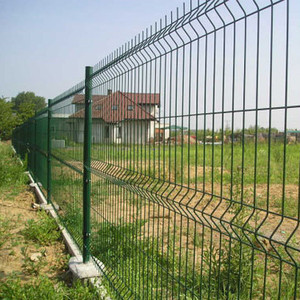 3D dây màu nâu lưới hàng rào riêng tư cong V-uốn Bảng điều khiển với kẹp cố định khung gắn cho hàng rào an toàn sân - Product Image 2