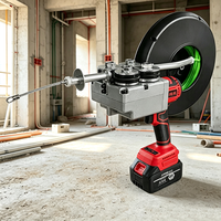 Tire-fil électrique portatif à batterie lithium, machine automatique de tirage de câbles pour le câblage dissimulé des tuyaux