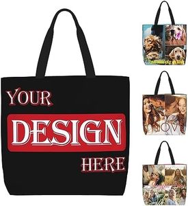 Bolsa de Lona Negra Personalizada de Gran Capacidad para Estudiantes - Para Promociones - Product Image 1