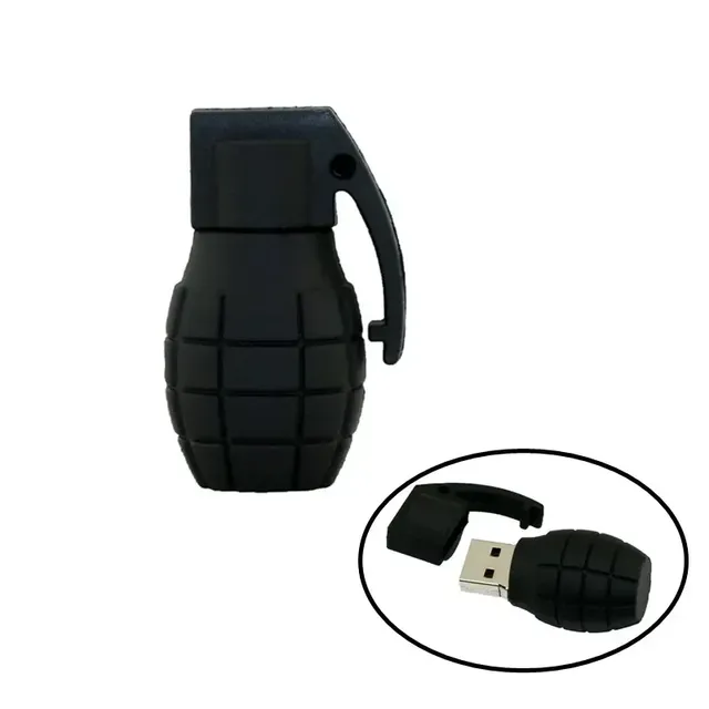 New Cartoon Mini Gun Shape Frag High Speed Car Mounted 32g Wholesale USB Flash Drive Creative Gift USB2.0 16GB 4GB 128g Pendrive