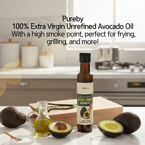 Aceite de Aguacate Extra Virgen 100% Puro Pureby, Aceite de Aguacate Orgánico Sin Refinar de Primera Calidad para el Cuidado de la Piel y la Belleza - Product Image 3