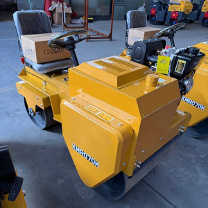 Rouleau compresseur léger à double roue en acier 650 kg XMR070 à marche arrière à vendre - Product Image 3