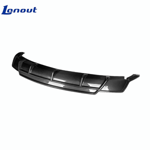 Rear Bumper Lip Kit Suitable for Tesla <strong>Model</strong> <strong>3</strong> Modified PK Style Dry Carbon Fiber Rear <strong>Diffuser</strong> Body Kit - Product Image 1