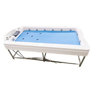 Bañera Rectangular Independiente de Acrílico para Spa, Masajes, Exfoliación, Baño de Sal, Sauna, Cuidado de la Salud, Exfoliación de Espalda, Resistente a la Corrosión - Product Image 5