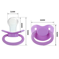 Sucettes ABDL DDLG en gros, grandes sucettes pour adultes avec bouclier, outil sensoriel pour soulager l'anxiété et la régression thérapeutique
