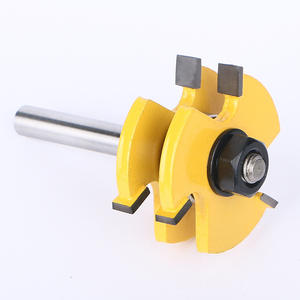 Fraise à rainurer à 3 dents avec queue de 8 mm pour le travail du bois et la finition des sols - Product Image 4