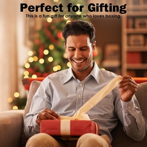 เครื่องชกมวยดนตรีเครื่องเจาะเพลงขนาดใหญ่สำหรับเด็กผู้ใหญ่ชกมวยแบบโต้ตอบเป้าหมายติดผนังพร้อมถุงมือ - Product Image 5