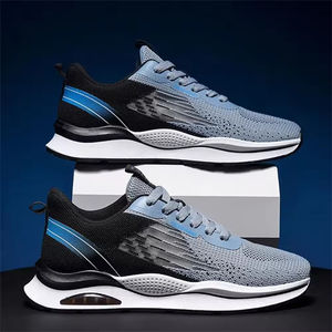 Zapatos para hombre, zapatillas deportivas de talla grande, nuevas zapatillas deportivas transpirables y cómodas de tejido Fly Woven, zapatillas de tendencia para deporte y ocio, zapatillas para correr - Product Image 5