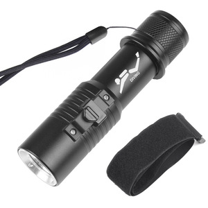 Linterna de Buceo T6 LED, Impermeable, Alta Intensidad, Interruptor Magnético, Correa, Luz de Buceo - Product Image 4