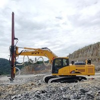 Foreuse à micro-piles avec marteau hydraulique à percussion 115 mm, moteur Cummins 127 kW, alimentée au diesel, pour forage de roche, haute qualité, direct usine