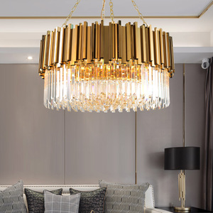 Lustres De Cristal en Cristal En Acier Inoxydable Matériel En Acier Inoxydable Moderne Plafond Bas Suspendus Globe <span class=keywords><strong>Lustre</strong></span> En Cristal - Product Image 1