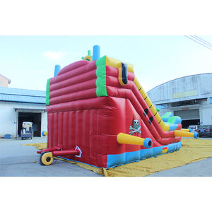 Parque Inflable de Diversión con Tobogán, Diseño de Barco Pirata, Resistente, para <span class=keywords><strong>Alquiler</strong></span> en Fiestas - Product Image 2