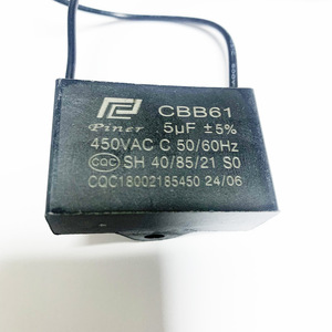 Condensador de arranque para campana extractora Cbb61 5uf 450vac 50/60hz para piezas de motor - Product Image 1
