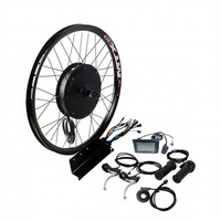 Kit de Conversion Moteur de Vélo Électrique E-Bike 60V 72V MTX39 5000W 26'' 27.5'' 29'', Kit de Conversion Moteur Moyeu 72V 5000W pour Vélo Électrique