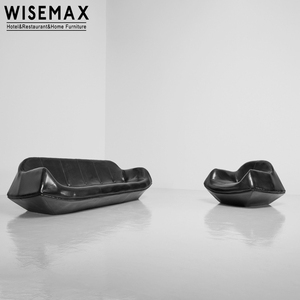 WISEMAX moderni mobili <span class=keywords><strong>per</strong></span> la casa Vintage forma organica Chesterfield divano e poltrona Set con rivestimento in pelle <span class=keywords><strong>per</strong></span> soggiorno - Product Image 6