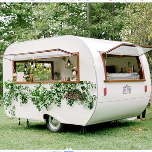 Camion de restauration économique : Bar à café, Chariot à fleurs personnalisé, Camion à jus, Camion de mariage, Caravane à glaces, Remorque coulissante, Cuisine extérieure - Product Image 1