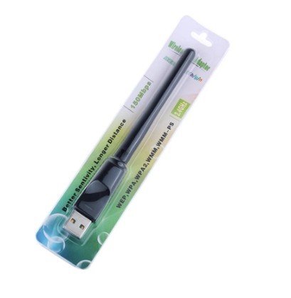150Mbps MT7601 Wireless Network Card Mini USB WiFi Adapter LAN Wi-Fi Receiver Dongle Antenna 802.11 B/g/n for PC