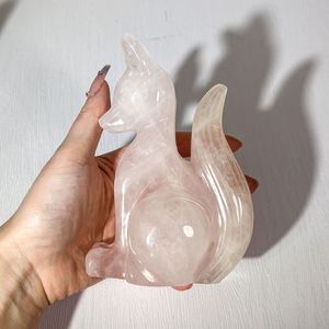 <span class=keywords><strong>Statue</strong></span> de renard en labradorite naturelle en gros, sculpture en pierre précieuse, gravure au laser, guérison par le Reiki, ornement Feng Shui - Product Image 5