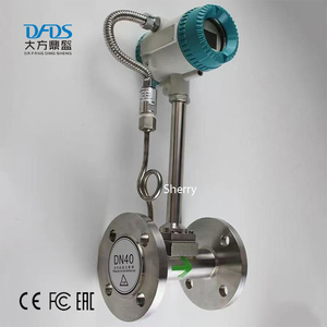 2 ''3'' 4 ''SS304 4-20mA -20-+ 250 ℃ cảm biến mặt bích Tích hợp hiển thị khí quá nhiệt hơi nước Vortex Flow Meter - Product Image 2