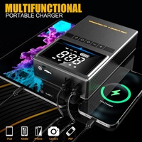 Pompe à air électrique portable, batterie rechargeable, booster de puissance, banque d'alimentation, démarreur de secours 12V, courant de démarrage 2000A pour voiture, moto, camion