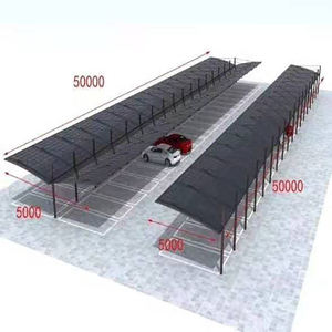 Weleadadleadport ระบบจอดรถกลางแจ้งโครงเหล็กรูปใบเรือโครงเหล็กอลูมิเนียมหลังคาทรงคานคู่ปรับแต่งง่าย - Product Image 6