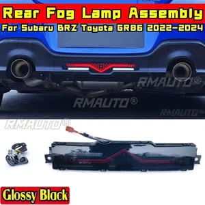 ชุดไฟตัดหมอกหลัง BRZ GR86 สีดำเงา สไตล์สปอร์ต ไฟเบรก ไฟครูซ สำหรับ Subaru BRZ Toyota GR86 2022-2024 อุปกรณ์ตกแต่งรถยนต์ - Product Image 1
