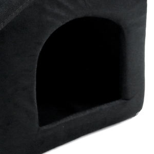 Maison pour animaux Yommy M 48x40x38cm en polaire, lit pour chien et chat d'intérieur, style simple et chaud - Product Image 4