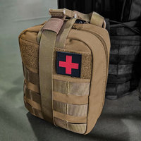 Bolsa Táctica de Emergencia Personalizada para Botiquín de Primeros Auxilios, Bolsa Molle de Material Cordura para Otros Equipos de Defensa Personal