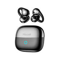 Miccell Wholesale 6.0 Headphones Ear-ckip Wireless Headphones Music Call Earphones Sports Earbuds untuk Iphone, Samsung.