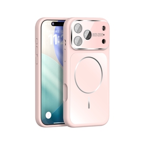 Nouvelle arrivée, coque de téléphone ultra-fine en silicone liquide compatible avec la charge magnétique, coque de téléphone en acrylique avec objectif grand angle pour <span class=keywords><strong>Samsung</strong></span> - Product Image 1