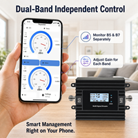Amplificador de Señal EasyBoost B5 B7 850/2600MHz, Repetidor de Red IoT, Aplicación Tuya, 72dB de Alta Ganancia, Host 4G 5G LTE
