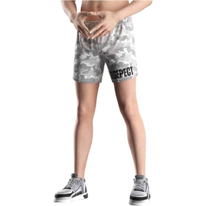 ชุดออกกำลังกายแห้งเร็ว ดีไซน์ฟิตเนส ชุดวอร์มสำหรับฝึกซ้อม ขายส่ง กางเกงกีฬาขาสั้นสำหรับวิ่งและออกกำลังกาย - Product Image 5