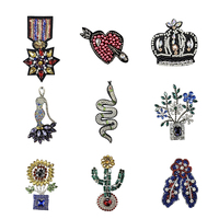 Superbe Patch en Strass Queue de Sirène pour Vêtements et Jupes Style Princesse, Applique Broderie Écailles Bleues en Strass DIY