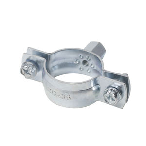 Factory Best Selling Heavy Duty Pipe <b>Clamps</b> Two Side Screw Reinforced Band Carbon Steel EPDM Rubber Metric/Inch Nut - Product Image 6