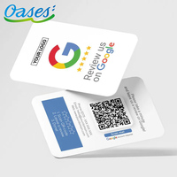 Tarjeta NFC para Reseñas de Instagram, Facebook y Google, Programable con Código QR, Tarjeta Digital de Reseñas sin Contacto