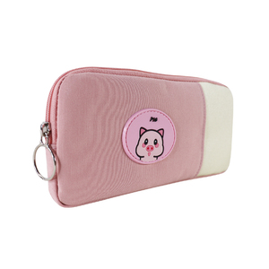 Trousse à crayons rose Kawaii style coréen, design animal uni personnalisé, fournitures scolaires en tissu et polyester pour enfants - Product Image 3