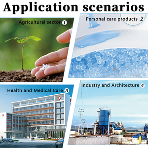 ไฮโดรเจลโพลิอะคริเลตโพแทสเซียมคุณภาพสูงสำหรับการเกษตร สารดูดซับ SAP โพลีเมอร์เรซิน - Product Image 3