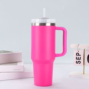 40oz H2.0 <b>Handle</b> <b>Travel</b> Car <b>Mug</b> Vacuum Tumbler Lid Straw Non-Slip ODM OEM Custom Color - Product Image 4