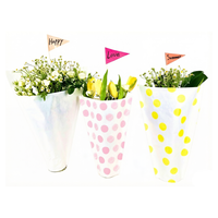 Manchons jetables écologiques en papier kraft blanc pour fleurs et plantes de Noël, emballage agricole pour légumes, impression flexo EUDECO