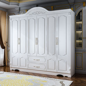 خزانة تخزين متعددة الوظائف بتصميم أوروبي فاخر جديد وبسيط بألوان فاتحة لغرفة النوم مع أدراج - Product Image 1