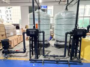 ระบบกรองน้ำอุตสาหกรรมแบบ Reverse Osmosis ขนาด 15 ตันต่อชั่วโมง พร้อมปั๊ม PLC ครบชุด  ระบบบำบัดน้ำ RO พร้อมการรับประกัน 1 ปี  ระบบกรองน้ำเบื้องต้น - Product Image 6