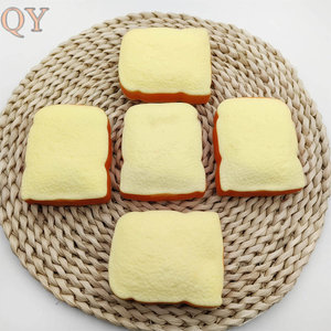 QY Pain Tranche Squishy Lent Rising Toast Squeeze Jouet Doux Soulagement Du Stress Sensoriel Fidget Nouveauté Cadeau pour - Product Image 2